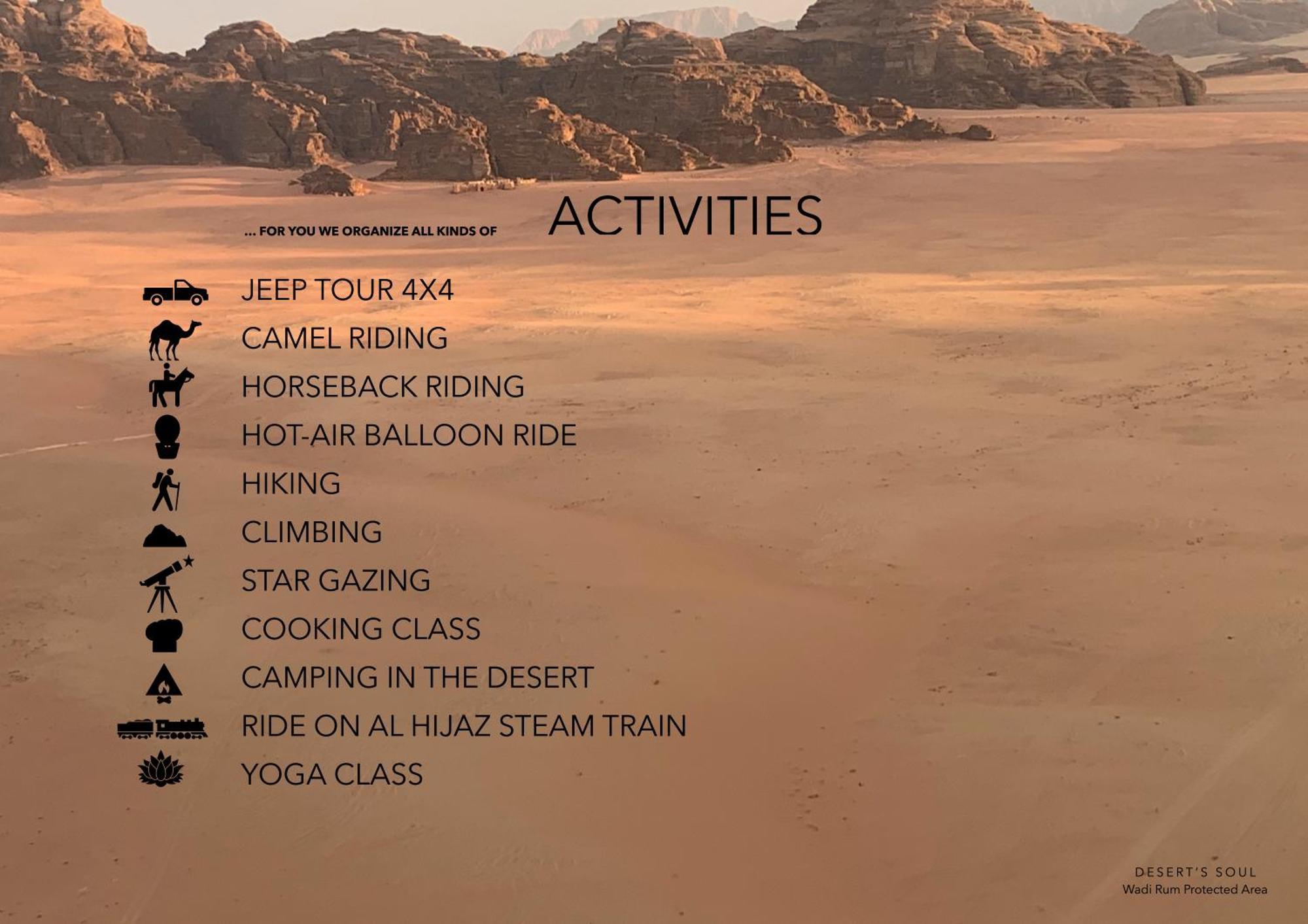 Desert'S Soul Wadi Rum Ad Disah Exterior foto